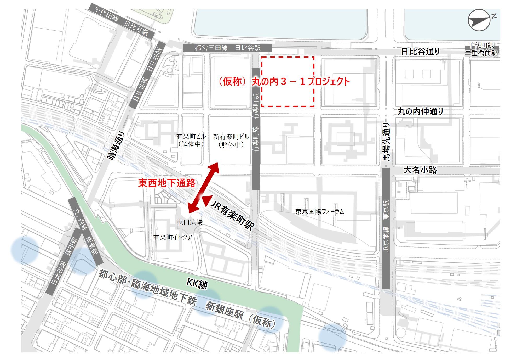16.東西地下通路NW図：提供元「三菱地所株式会社」.jpg